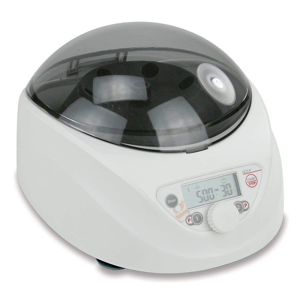 Globe Scientific Centrifuge, Clinical, Portable, with Two Program Locations, 12VDC Car Adaptor, w/ 6-Place 15mL Rotor Clinical Centrifuge;Centrifuge;Portable;6 place rotor